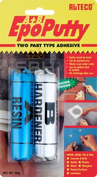 METAL EPOXY(15G)&(100G) Alteco Epo Putty 2 Ton Epo Glue A+B Gum Batu Gam Tahan Kimia Waterproof