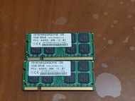 1GB DDR2 PC2-6400S RAM 800MHz x 2
