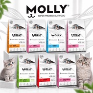 Molly Super Premium Cat Food / Molly Makanan Kucing Repack 1kg