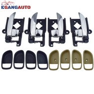 Left Right Inside Inner Door Handle & Bezel 8pcs For 2007 2008 2009 2010 Hyundai Elantra 826200Q000,