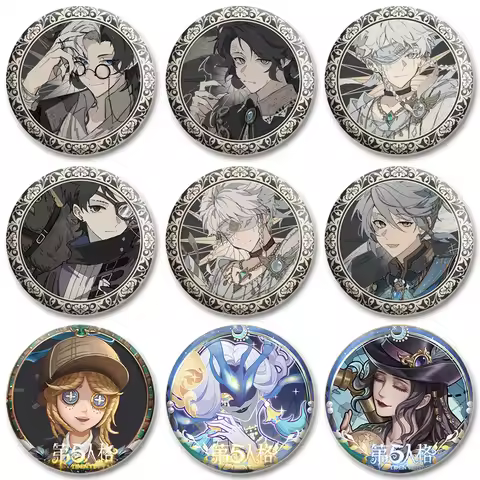 32/44/58mm Anime Cute Game Identity V Button Pin Cartoon Character Brooch Badge Backpack Accessories
