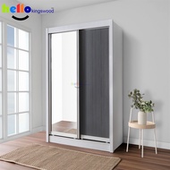 [Kingswood] Mirage 3 Sliding Door Wardrobe, Solid Plywood, 12 Months Warranty Included, Available in 9 Colours