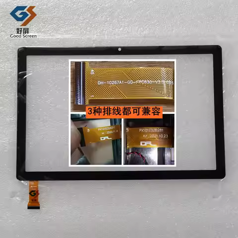 Black 10.1Inch P/N PXA72A011 PX101E02A011 DH-10267A1-GG-FPC630 V2.0 v3.0 V4.0 V5.0 T15 Touch Screen 