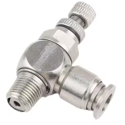 304 Pneumatic fitting SL6-M5 1/8"-6mm Throttle valve pressure reduce control regulating SL10-02 SL6-