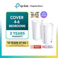 TP-LINK Deco X90 AX6600 Tri Band Gigabit OFDMA MU-MIMO WiFi 6 Mesh Router (Whole Home Mesh WiFi 6 Sy