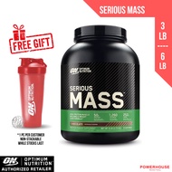 Optimum Nutrition Serious Mass - 3 lbs, 6 lbs - Susu Gym, 3lb, 6lb, ON Weight Mass Gainer, Bulking