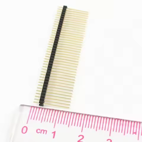10pcs 1.27mm Long Pin L11/12/14mm 1x40p 1x50p 2x50p 0.05" Straight Single/ Dual Row Gold PCB Male Pi