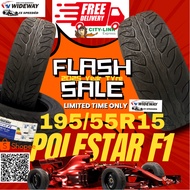195 55 15 Wideway POLESTAR F1 Semi Slick Tyre/ 195/55r15 New Tyre.