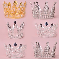 Octagonal Diamond Crown Happy Birthday Crown Decoration Mini Crown Birthday Cake Decoration Crown Bi