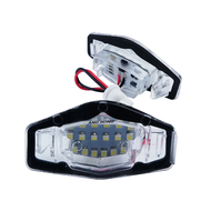 Một cặp dẫn đèn biển số xe trắng cho Honda Civic 01-15 Accord 4D 03-17 Odyssey 00-04 Pilot 03-08 ACU