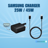 【Ready Stock】Original Samsung 45W Charger / 25W Charger / Type C to Type C Cable