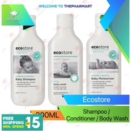 Ecostore Baby Shampoo Ecostore Baby Body Wash Ecostore Baby Moisturizer (200ML)
