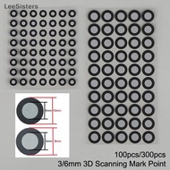 LeeSisters 100/300pcs 3x6mm 6x10mm 3D Scanning Mark Point For Creality CR-Scan Raptor/ Otter/ Ferret
