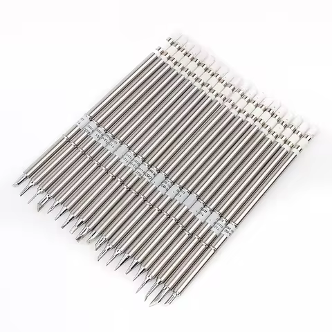 1pc T12 Series Soldering Iron Tips T12K KF KL KR KU J02 JL02 JS02D52 D4 I Welding Head For FX-9501 H