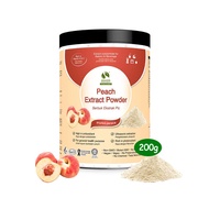 Peach Extract Powder 200g/can. Vitamin C improve immune system - Build collagen &amp; improve skin elasticity | Vitamin A - protect health vision, improve eye care [Baking/Cooking/Beverages Ingredients]