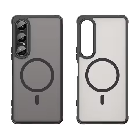 For Magsafe Magnetic Hard Case For Sony Xperia 1 VII,Anti-Shock Frosted Hard Cover soft Edge Case