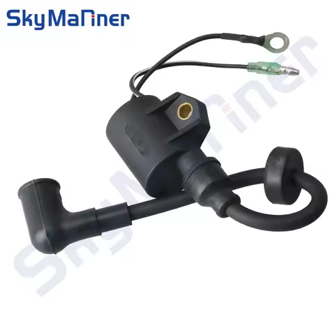 6H5-85570-00 Ignition Coil For Yamaha Outboard Motor 2T 40HP 48HP 50HP 2 Stroke 3 Cylinder L3 6H5-85