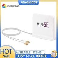 Portable 2.4G/5G/6G WiFi 6E Antenna with Cable Indoor Wireless Antenna with Magnetic Bottom for Netw