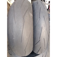 tayer size 190/55/17:120/70/17 brand Pirelli Diablo