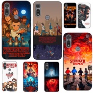 For Motorola Moto E6S E6i Case Phone Cover Protective Soft Silicone Black Tpu Case Strange Things El