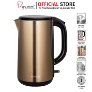 La gourmet anti-scald electric kettle (KT18S) 1.8L Gold​ - one-piece molded kettle, safe and healthy