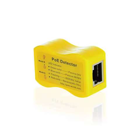 PoE Detector Quickly identify Power over Ethernet with RJ-45 PoE Tester LED Display passive /802.3af