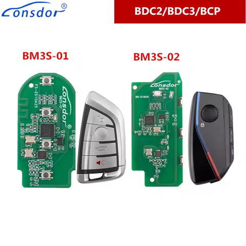1/3/5 PCS Lonsdor BM3S-01 BM3S-02 Universal Smart Key for B-MW G Chassis BDC2/BDC3/BCP for 2 3 4 5 6