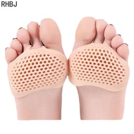 ☾♨☊ 1 Pair High Quality Foot Care Silicone Women Heel Shoes Foot Blister Toes Insert Gel Insole Pain Relief Fabric Forefoot Pads