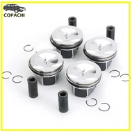 4pcs Pistons&Rings Set Φ23mm 06K 107 065 C 06H 198 151 C 06K 107 065 AG / CJ For Audi S3 8V TTS Golf