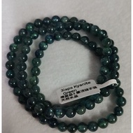 Necklace 3Laps kyanite Green