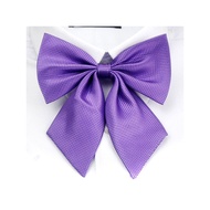 Clothing Accessories Big Bow Tie Purple Checkered FA-31132