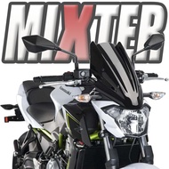 Motorcycle Sports Double Bubble WindScreen Windshield Viser VIsor Wind Deflectors For Kawasaki Z650 