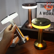 [3-5 DAYS DELIVERY]Touch Control Vintage Desk Lamp with 3W LED & 600mAh Battery, Metal+Acrylic UFO D