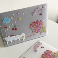 Shesell macbook Case (Matte Surface) 2025 M4 Air13/Air15 M4 sweet cherry For Transparent Pro13/16 ma