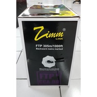 ZimmLink FTP Cat 6 Cable Outdoor Cat6 STP Lan Cable/ (Double Jacket)