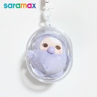10cm Transparent bag PUCKY BEANIE BUBBLE UP, Plush doll bag with keychain PVC dustproof waterproof