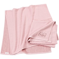hiorie Japanese Bath Towel Natural Gauze Towel Set of 2 Rose Senshu Towel