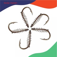 1 pcs Spring fishing hook bait mata kail kolam untuk umpan, mata kail kolam,mata kail ada spring