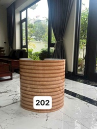 Miếng dán tường PVC vân đá 60cm x3m có sẵn keo Miếng dán tường giả đá lam sóng cao cấp