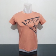 GUESS Women's T-Shirt - Size S - Chest Width 44 cm - 100% Original