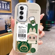 Case For OPPO Reno 12 5G 12F 4G 12F 5G Summer Coffee Phone Shockproof Round And Fat