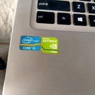 laptop Asus a46cb slim besi/ core i5+RAM 8 SSD 256+NVidia 2gb