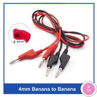 C3S 18AWG 10A Test Cable Double Ended 4mm Banana Plug Test Leads 100CM Test Wire for Multimeter Meas