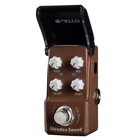 JOYO JF-323 WOODEN SOUND Acoustic Guitar Simulation Pedal Turn the Electric Guitar Tone into Acousti