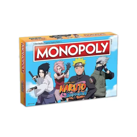 Monopoly Naruto Shippuden co-branded Monopoly board game Naruto Shippuden Edition ninja theme collec