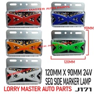 J115S13 120MM X 90MM J171 24V SEQ SIDE MARKER LAMP , SIDE LAMP