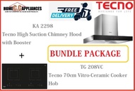 TECNO HOOD AND HOB FOR BUNDLE PACKAGE ( KA 2298 &amp; TG 208VC ) / FREE EXPRESS DELIVERY