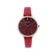 original jam tangan wanita elizabeth – liviana - red - red