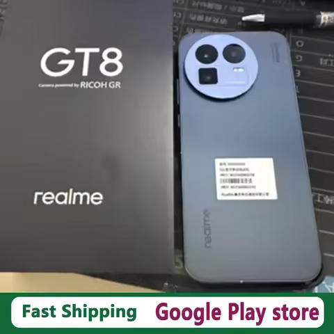 Original Realme GT 8 Mobile Phone Snapdragon 8 Elite 100W Charge 7000mAh Battery 6.79" AMOLED 144HZ 