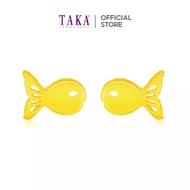 TAKA Jewellery 916 Gold Earrings Fish